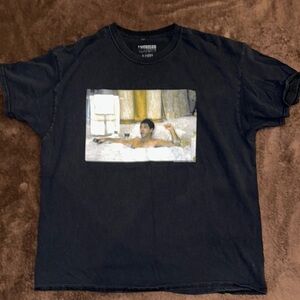 PacSun Black Tee with Movie Scene Graphic